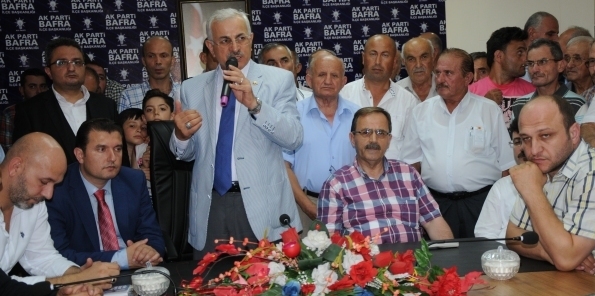  AK PARTİ BAFRA TEŞKİLATINDA BAYRAMLAŞMA 