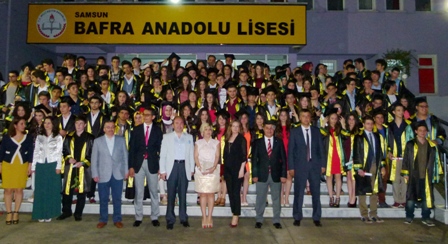 Bafra Anadolu Lisesi 150 Mezun Verdi
