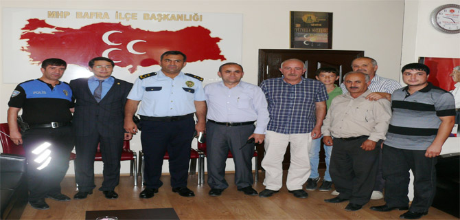  Emniyet Müdürü Yiğit’ten MHP’ye İade-İ Ziyaret