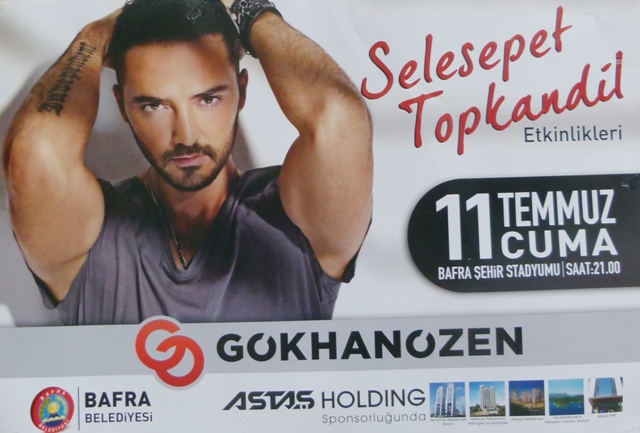 Gökhan Özen, Bafra'da Konser Verecek