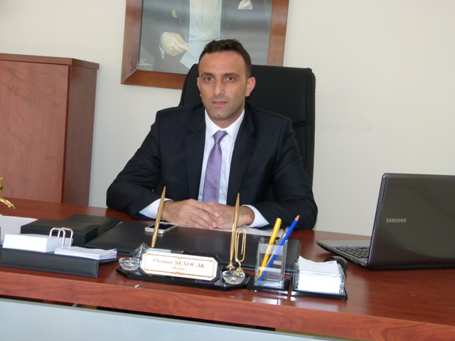 Osman Şenocak,yeni görevine başladı