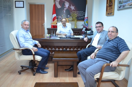 SAMSUN GIDA’DAN BAŞKAN ŞAHİN’E ZİYARET 