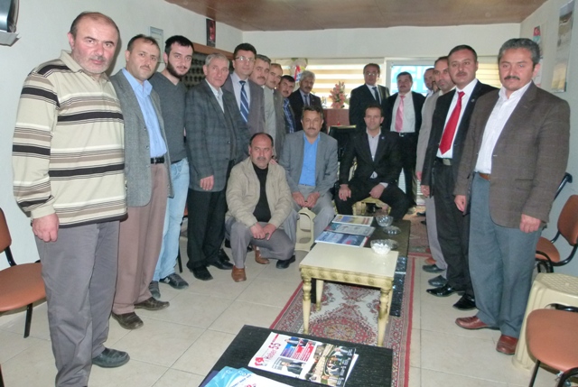 ÖZGÜR TOPKAYA, ZİYARETLERİNE DEVAM EDİYOR 