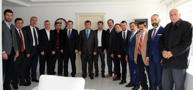 AK PARTİ TEŞKİLATINDAN KAYMAKAM ALİ FUAT TÜRKEL'E ZİYARET