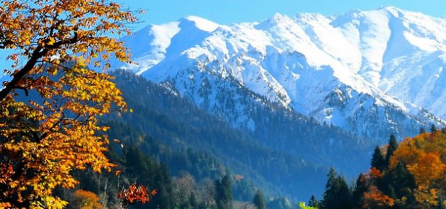Akdağ Kayak Merkezi'ne mevsimin ilk karı yağdı