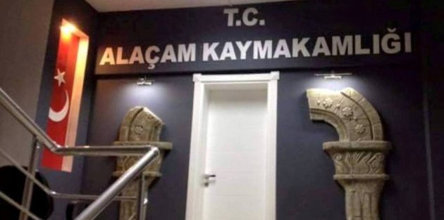 ALAÇAM HÜKÜMET KONAĞINA SANATSAL RÖLYEF  YAPILDI