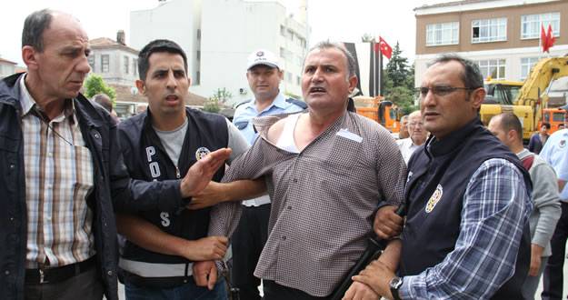 Alaçam İlçesinde Gergin Dakikalar