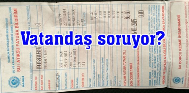 Atık su bedeli neyin karşılığıdır.