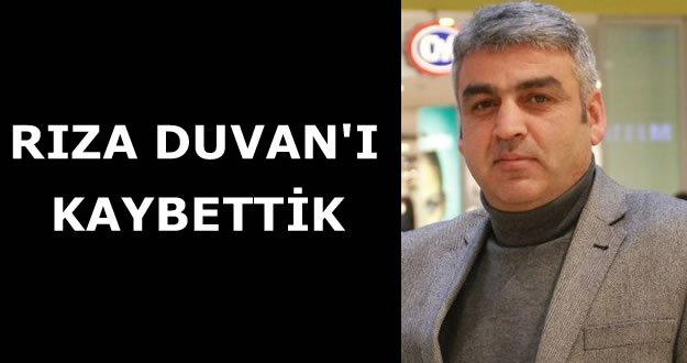 Bafra 112 Acil Servis Şöförü Rıza Duvan'ı Kaybettik