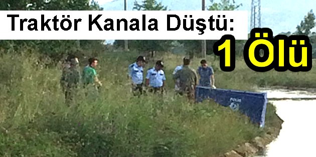 Bafra Aktekke Mahallesinde meydana gelen kazada 1 kişi hayatını kaybetti.