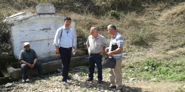 BAFRA BAŞKAYA KÖYÜNDE SU ÇALIŞMASI