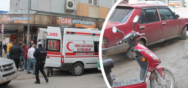 BAFRA DA KAZA; 1 Yaralı