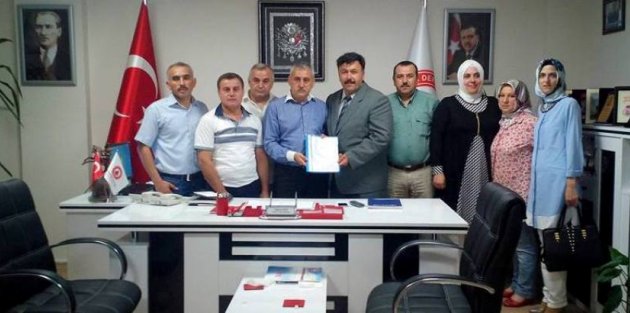 BAFRA DEDELİ KÖYÜ DERNEĞİ SADEF’E ÜYE OLDU