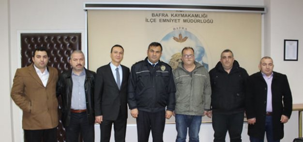 Bafra Diriliş Başkanları; “Polisimin Yanındayım”