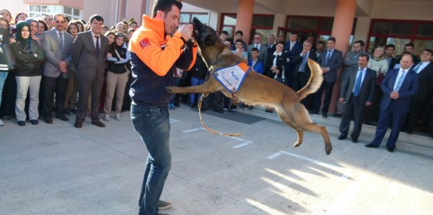Bafra Fen Lisesinde Yangın Tatbikatı