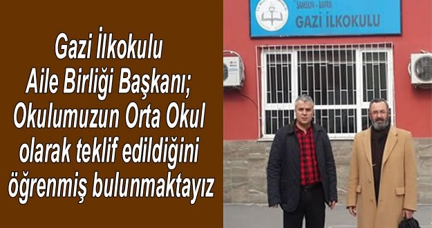 Bafra Gazi İlkokulu Orta Okul mu Oluyor?
