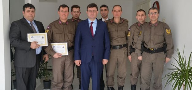 Bafra Kaymakamı Ali Fuat Türkel'den Teşekkür ve Başarı Belgesi