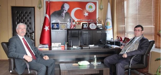 BAFRA KAYMAKAMI TÜRKEL’ DEN BAŞKAN UYAR’ A İADEYİ ZİYARET