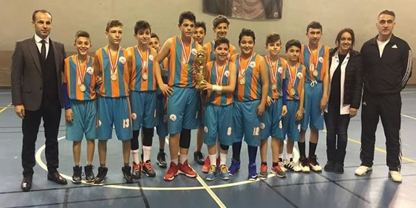 Bafra Koleji Basketbol Takımı İlçe Birincisi Oldu