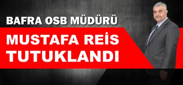 Bafra Organize Sanayi Bölgesi Müdürü Reis Tutuklandı