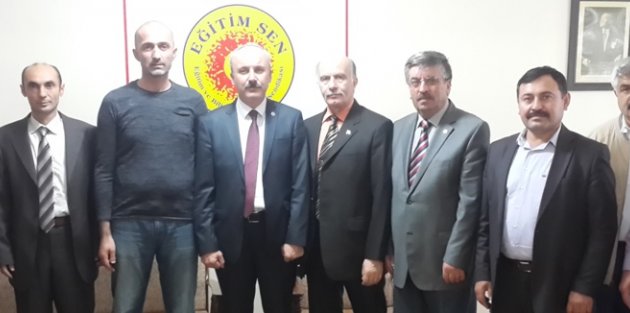 BAFRA TÜRK EĞİTİM-SEN’DEN ‘GEÇMİŞ OLSUN’ ZİYARETİ