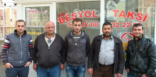 Bafra’da Beşyol Taksi Durağı Kuruldu