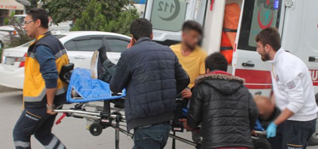 Bafra'da Bıçaklı Yaralama