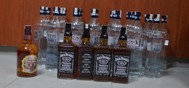 Bafra'da Sahte İçki Operasyonu