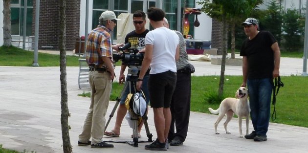 Bafra'da Sinema Filmi Heyecanı