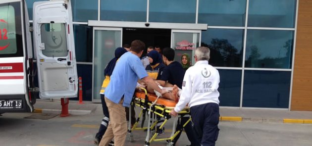 Bafra'da Trafik Kazası