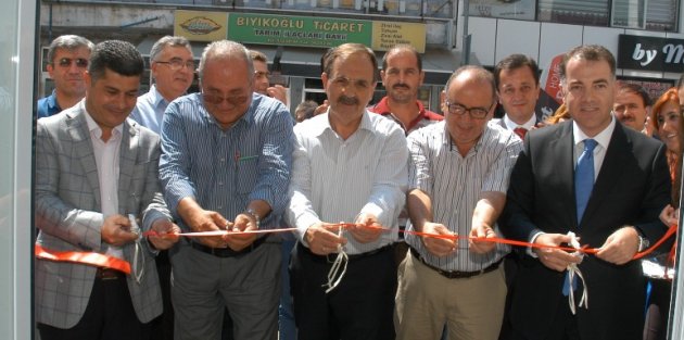 Bafra'da, Ziraat Bankasının Beşyol Şubesi Hizmete Açıldı