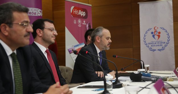 BAKAN ÇAĞATAY KILIÇ, HERKES İÇİN SPOR “HISAPP” MOBİL UYGULAMASININ TANITIMINA KATILDI
