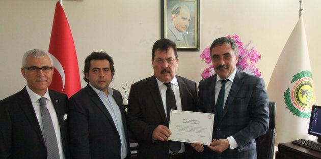 BAŞKAN GÜLER SAMKON GENEL BAŞKANI KAYA AŞCI’YI AĞIRLADI