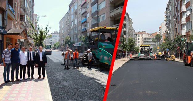 BAŞKAN ŞAHİN ASFALT SEFERBERLİĞİNİ GENÇLİK CADDESİNDEN BAŞLATTI