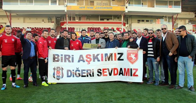 Beşiktaşlı Taraftarlardan, Samsunspor'a Destek