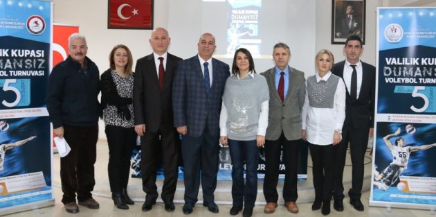 DUMANSIZ VOLEYBOL TURNUVASI TANITIM TOPLANTISI YAPILDI