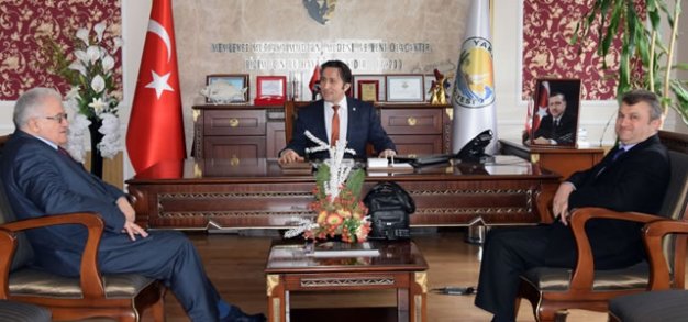 EMNİYET MÜDÜRLERİNDEN BAŞKAN KIYMA’YA ZİYARET