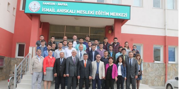 GÖKSEL BAŞAR’DAN BAFRA İSMAİL AHISKALI MESLEKİ EĞİTİM MERKEZİNE ZİYARET