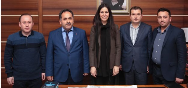 İLÇE BAŞKANLARINDAN KARAASLAN'A ZİYARET