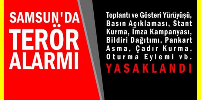 İzinsiz Toplantı ve Yürüyüş Yapmak Yasaklandı