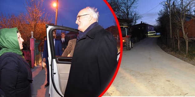 KADIN MUHTARIN YOL SEVİNCİ