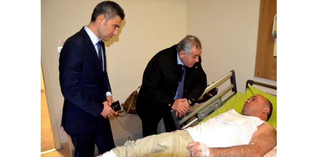 Kaymakam Arslan'dan Azgın'a Geçmiş Olsun Ziyareti