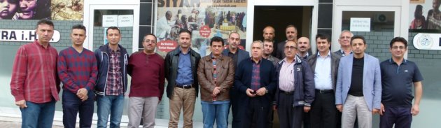 KAYMAKAM ARSLAN’DAN BAFRA İNSANİ YARDIM DERNEĞİNE ZİYARET