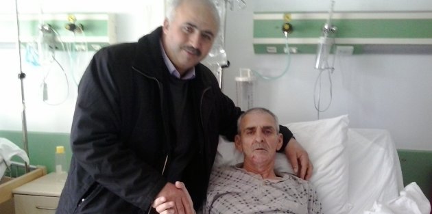 KIBRIS GAZİSİ ŞABAN YILDIRIM'A ‘GEÇMİŞ OLSUN’ ZİYARETİ