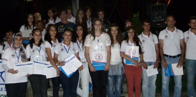 KIZILIRMAK DELTASINDA MEZUNİYET TÖRENİ