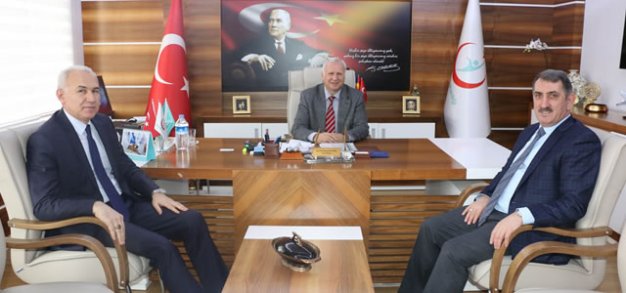 Köktaş, Samsun Kamu Hastaneleri Birliği'ni Ziyaret Etti