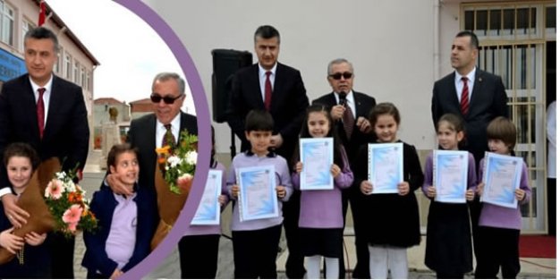 Merkez İlkokulunda Eğitim Teşvik Ödül Töreni