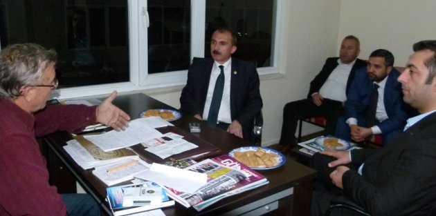 Milletvekili Av. Orhan Kırcalı, Altınova Gazetesini Ziyaret Etti