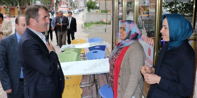 MİLLETVEKİLİ KÖKTAŞ, ALAÇAM VE YAKAKENT’TE SEÇİM ÇALIŞMALARINDA