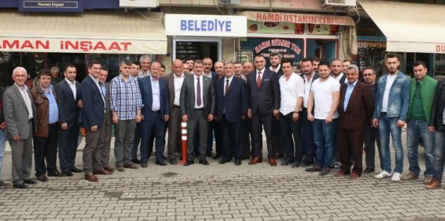 Milletvekili Köktaş, Salıpazarı'nda konuştu
